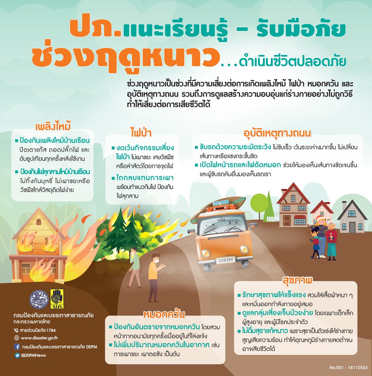 DDPMNews's tweet photo. 👩ปภ.แนะเรียนรู้-รับมือภัยช่วงฤดูหนาว❄...ดำเนินชีวิตปลอดภัย

ด้วยความห่วงใยจากกรมป้องกันและบรรเทาสาธารณภัย👷‍♂️💓

#ปภ #ฤดูหนาว #ปลอดภัย https://t.co/C9eiVEyADa