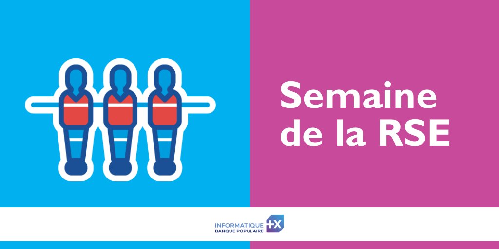 InformatiqueBP's tweet photo. ⚡️ C'est la semaine de la #RSE chez @InformatiqueBP ! Et ce n'est pas un nouveau langage informatique 🤓Nos collaborateurs auront l'occasion d'assister en ligne à :
💼 une sensibilisation à la qualité de vie au travail, l'égalité H/F,
🎭 différentes animations.
#WeRiBP https://t.co/ZCAKfG7Ri1