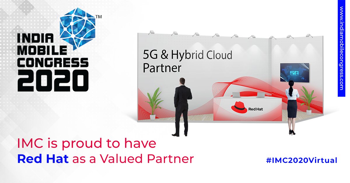 exploreIMC's tweet photo. India Mobile Congress is proud to have @RedHat as a valued Partner. Red Hat is going to be our '5G & Hybrid Cloud' Partner.
#RedHatatIMC
Register here to interact with Red Hat at #IMC2020Virtual: -https://t.co/xeC0XkbaSA https://t.co/SYFPqy1Ceh