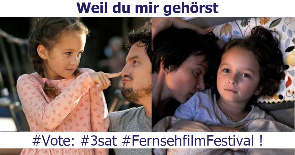 vafkberlin's tweet photo. #vote : 
#3sat #FernsehfilmFestival #Zuschauerpreis

#WeilDuMirGehörst #wdmg

DI 23.11. | 20.15 Uhr

0137 4141 - 05 oder
https://t.co/Jy6NsmQtGr https://t.co/jysBOGo9it