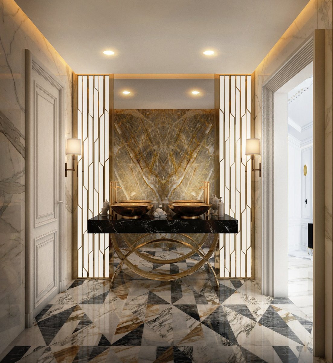 🤩 Most Beautiful And Stunning Powder Room Design Ideas. 🤩 Visit https ...