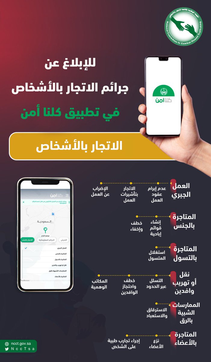 لجنة مكافحة جرائم الاتجار بالأشخاص tweet media