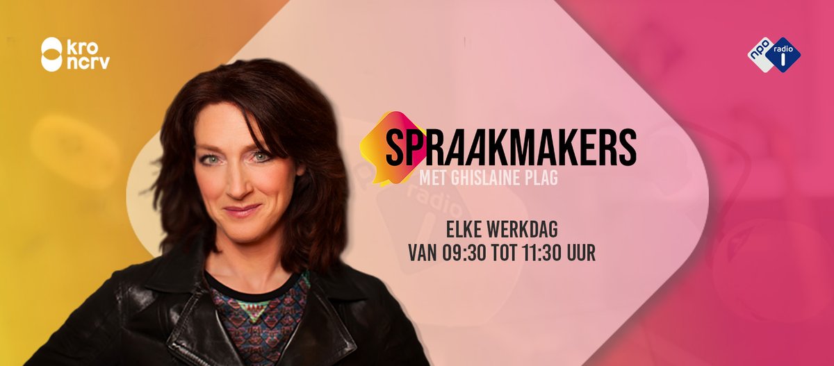 Goedemorgen! Strafrechtadvocaat <a href="/ClariceStenger/">Clarice Stenger</a> is onze Spraakmaker, samen met oud-politierechercheur Marcel van de Ven vertelt ze over jeugdcriminaliteit. In het Mediaforum <a href="/barbarabarend/">Barbara Barend</a> en <a href="/wijndelts/">Ward Wijndelts</a>, en een reportage over herstellen na corona. Vanaf 09:30 uur op <a href="/NPORadio1/">NPO Radio 1</a>.