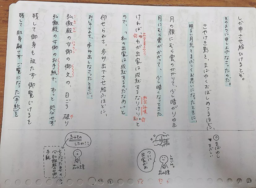 Clearnote 勉強ノートまとめ こんにちは 三連休はどう過ごしましたか 私は大人しくステイホームでした太りますね 古文 大鏡 花山天皇の出家 はるちぃさんのノート 綺麗な書き方なので 古文のノートのとり方の参考にもなりますね 高3
