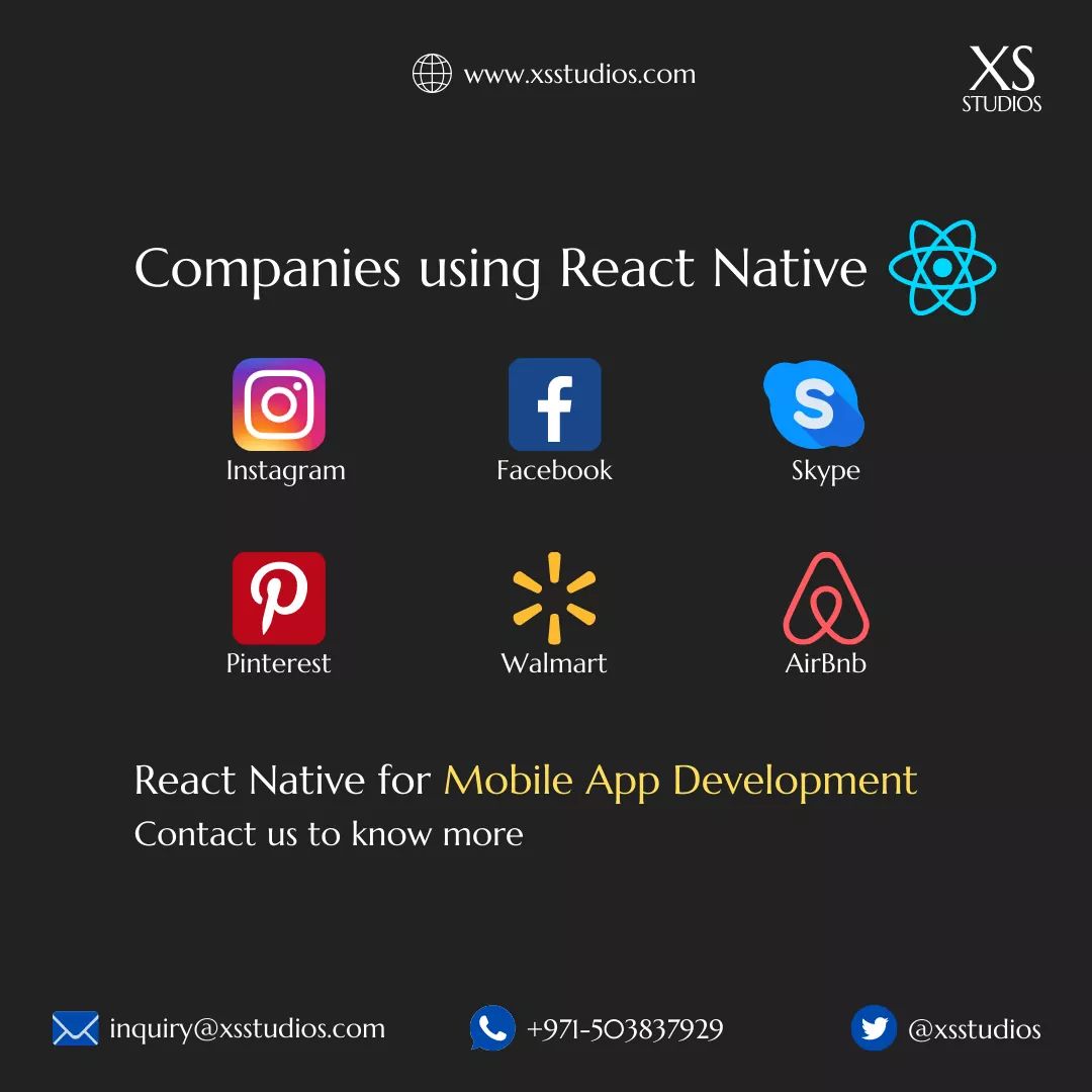 XSstudios's tweet image. Contact us for building Android or iOS App with React Native
Contact us:
Call +971-503837929 (or)
visit xsstudios.com
#xsstudios #ReactNative #NativeAndroid #ReactJS #ReactNativeCompanies #NativeIOS #MobileAppDevelopment #AppDevelopment #React #ReactFramework #UAE