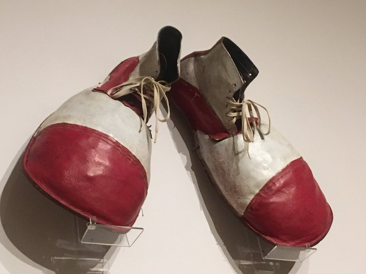 DeaBirkett's tweet photo. I want to pull on all of these - Mary Quant patents @V_and_A, clown shoes @MuseumSheffield, riding boots #Blackwell @lakelandarts, cableship uniform @PKPorthcurno #MuseumsUnlocked #Feet #BootEnvy https://t.co/MeT1A8TTyM