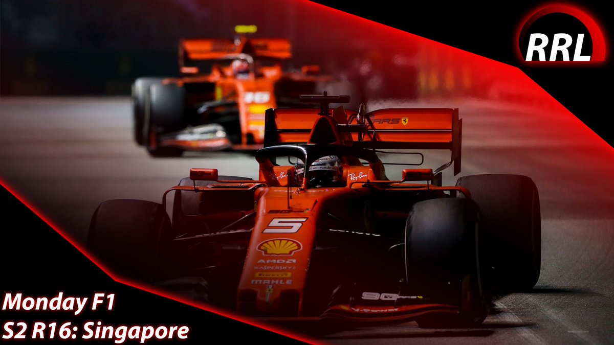 RedlineRLF1's tweet photo. 🚨 ANNOUNCEMENT 🚨

RRL F1 Monday is Live, In an hour for the Singaporean Grand Prix!

⏰ 7PM AEST, 8PM AEDT, 10PM NZDT
📍 Singapore 🇸🇬 
📺 https://t.co/JHZynW1Bfv
🎙️ @Fryzeeee92 https://t.co/wc2TWGYELP