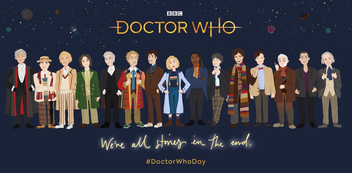 Happy #DoctorWhoDay! How will you be celebrating today? 🥳🎁 

Artwork by <a href="/ginoodle/">i🌟</a>