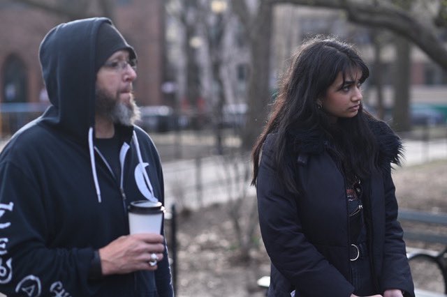 MisterSisterNYC's tweet photo. First and Second Assistant Director, Eric Ragan and Rhea Saini, on set of Mister Sister, one week before NYC pandemic shut down in March. @mistersisternyc @n0thingimages @rheasaini_ #setlife #shotinnyc #prepandemic #firstassistantdirector #secondassistantdirector https://t.co/1m6wAODr9a