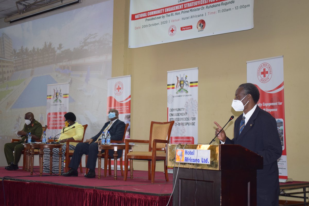 ACHEST1's tweet photo. #ACHEST Executive Director Prof. @FrancisOmaswa  chairs a sub-committee on #CommunityEngagement for #Covid19 response in Uganda.
The committee developed the recently launched #CommunityEngagementStrategy, now available here>>>https://t.co/v2hlT022gU https://t.co/v8voschvpj