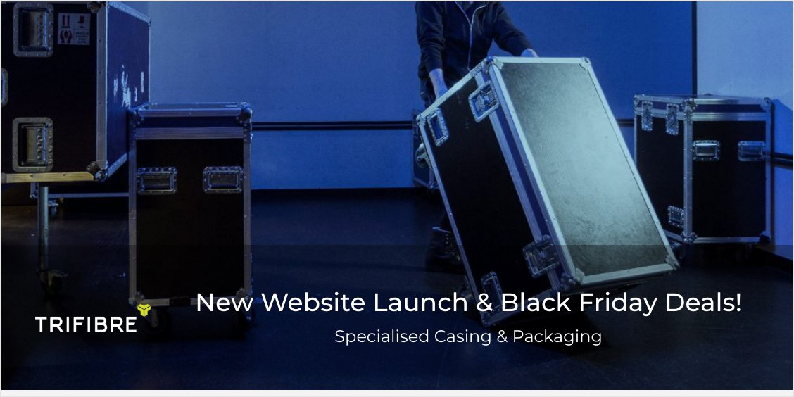 Trifibre's tweet photo. Store Newsletter - https://t.co/y7EzxaxUjG
#MAXCase #SKB #Flightcase #RoadTrunk #Touring #RackCase #IP67 #Packaging #Storage #Shipping #BlackFriday https://t.co/h3fCLaFiTg