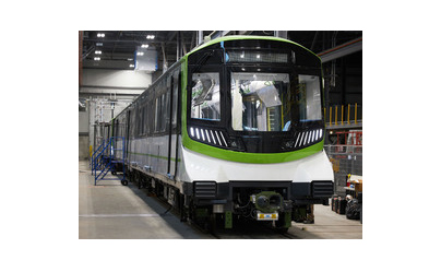 RevistaViaLibre's tweet photo. Presentado el primer coche de la red express de Montreal https://t.co/olN6S01mwd @Alstom @Alstom_es #Metropolis #CBTC #Urbalis400 #Iconis @SNCLavalin @REMgrandmtl @yulaeroport https://t.co/zpwqCi91Qp