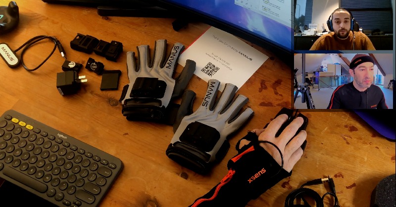 ericgouldbear's tweet photo. Manus Prime II @Xsens Gloves E2E out-of-box experience. Up and running in 9 minutes! Thanks to generous sponsorship by @Manus_VR to explore hand articulation with primate arm extensions.
.
#HomeCap #FingerTracking
#MoCap #MotionCapture
#PCap #PerformanceCapture
@SYeter_Manus