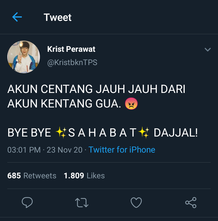 khunpkit's tweet photo. 13. Bye Bye akun centang! https://t.co/P1KmAxnJNA