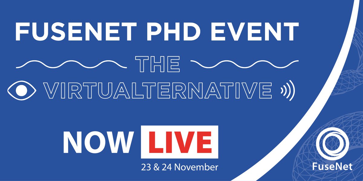 Prof. Roddy Vann has just opened the 7'th edition of the FuseNet PhD event - The #Virtualternative. Today and tomorrow, European doctoral students in the fusion field will engage in a series of talks, discussions and Pecha Kucha sessions on a wide range of related topics!
