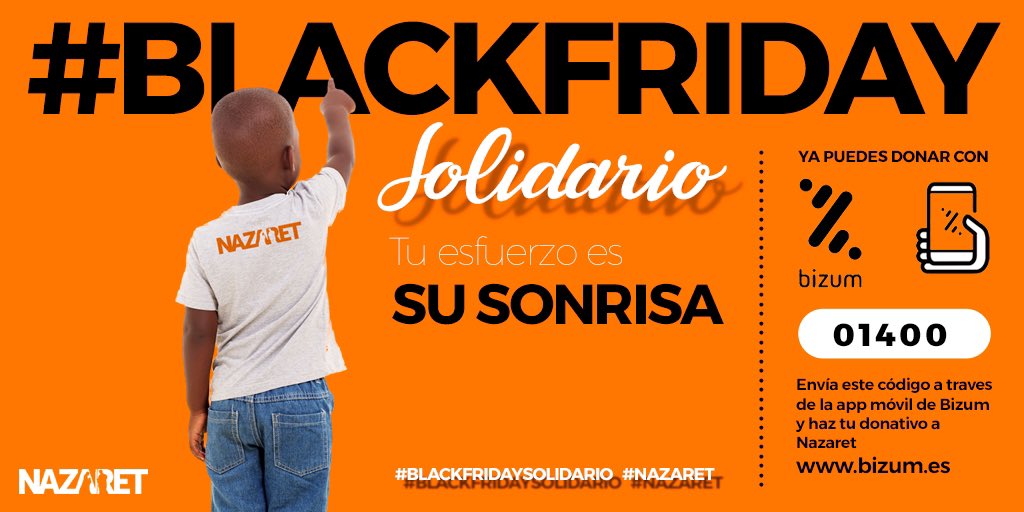 MarIzuel's tweet photo. ¿Y si este viernes, en lugar de comprarte algo, regalas posibilidad de educación de calidad? 
✏️Participa en el #BlackFridaySolidario de las @MHSFNazaret ¡Ayúdanos a recaudar fondos para los proyectos solidarios de Cameroun y Timor-Leste! #TuEsfuerzoEsSuSonrisa ¿Nos retuiteas? https://t.co/ke9r2Smv7m