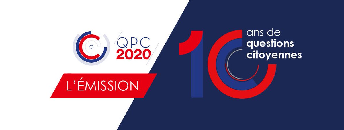 Conseil_constit's tweet photo. 📅 [#Evénement] 🎂 Pour fêter les 10 ans de la #QPC, nous vous invitons à célébrer ce droit 🇫🇷 lors d'une émission inédite diffusée en ligne et sur @LCP ce jeudi 26 nov. à 9h ! 🎉
Pour plus d'informations ⬇️
https://t.co/wc4ZRM9dtj
#QPC2020 #QuestionsCitoyennes https://t.co/4S6cCBHtvu