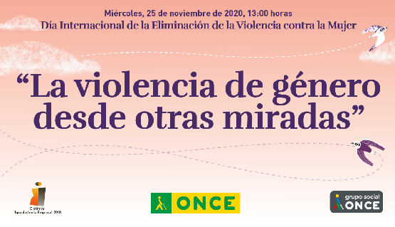 ONCE_oficial's tweet photo. Con motivo del Día Internacional Contra la #ViolenciaDeGenero, el próximo #25Nov hablamos sobre 'La violencia de género desde otras miradas'

🕐13 horas
📍 En nuestro canal de YouTube https://t.co/p7TZNF46zG

¡No te lo pierdas! https://t.co/AGPuwN2O4J