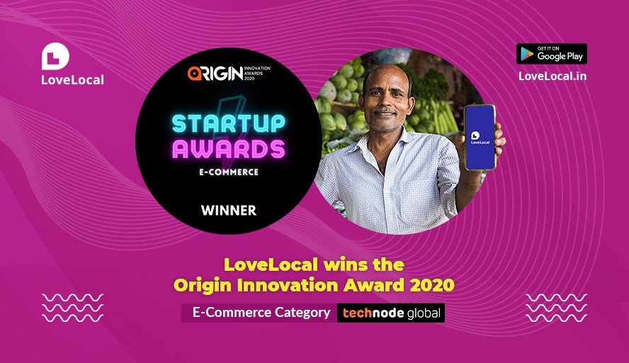LoveLocalindia's tweet photo. We WON!
πππ
LoveLocal wins the ORIGIN Innovation Award 2020: E-Commerce Category || Technode Global.
LoveLocal won the category in the first edition of the ORIGIN Innovation Awards.
#ORIGINInnovationAwards #ORIGINConference #ORIGINbyTechNodeGlobal https://t.co/02PcglKgfc