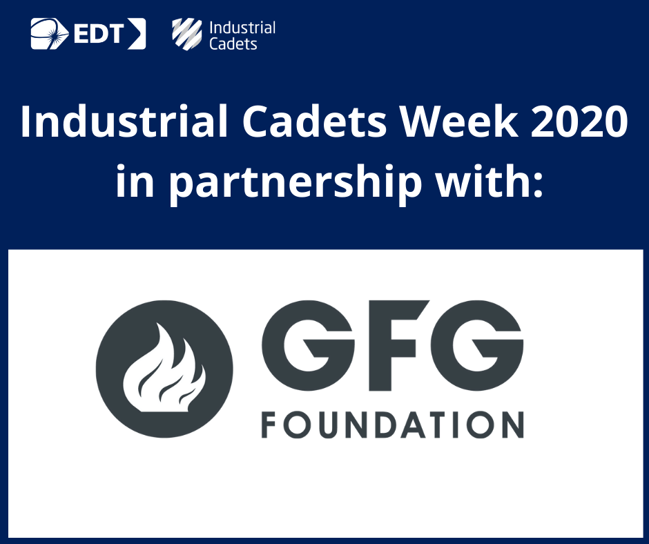 TheEDTUK's tweet photo. We're so excited for the launch of #IndustrialCadetsWeek2020! Our first partner is @GFGFoundation focusing on the theme 'Sustainable Industry'. All live links are available on our website: https://t.co/Q8z4KjHnAi #Insightinto #STEMfutures https://t.co/TqUBcS4Za3