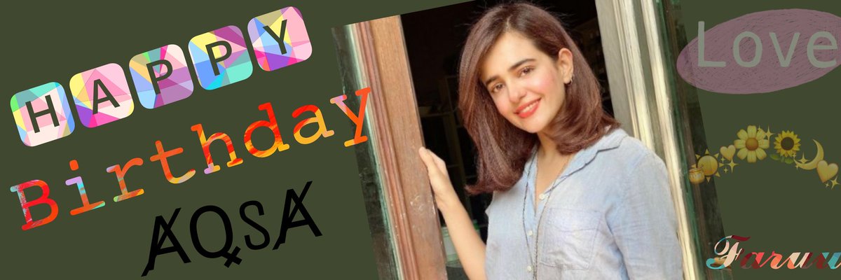 Faruu13's tweet photo. رب ہنستا ہوا رکھے تم کو 🤗
تم تو ہنسنے کی عادی ہو 😍
Happy Birthday in advance 🎂😘
#headerUpdated✨
#27_November 🎈
@aqsakhan_61 🎂 https://t.co/9AAddkUFii