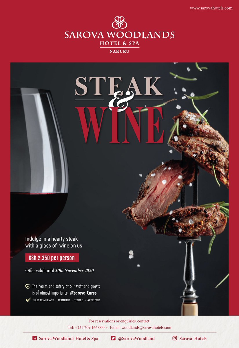 Introducing our steak and wine offer!