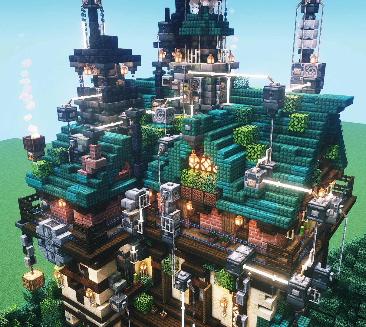 Freedom スチームパンクの家 完成 今夜収録 The Steampunk House Is Complete Recorded Tonight T Co Eyn4ah3xyz マイクラ マインクラフト Minecraft Minecraft建築コミュ Minecraftbuild Architect Interior Tutorial 建築 Base