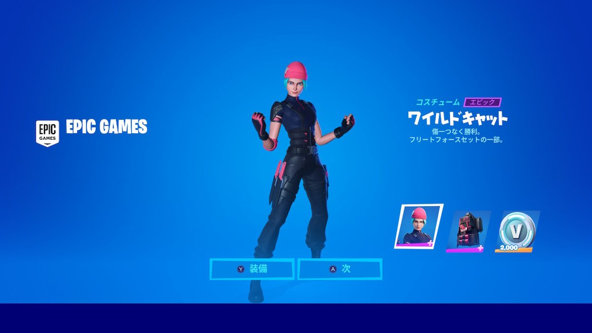 FORTNITE ワイルドキャットバンドル