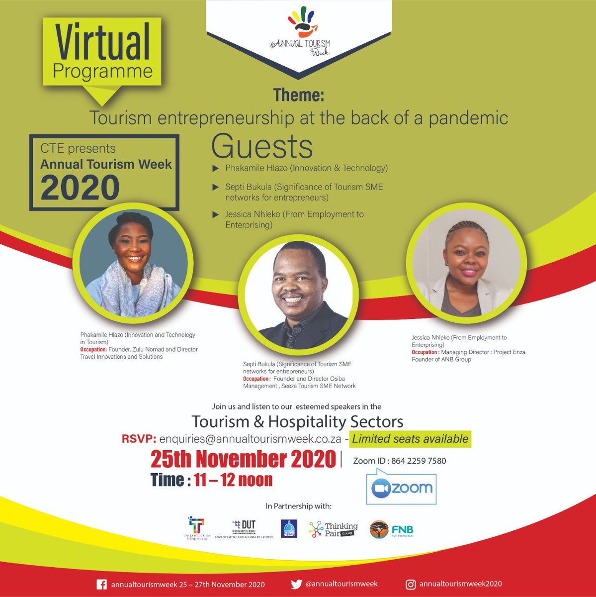 #WeDoTourism #tourismrecovery #reality #futureoftourism #employment #entrepreneurship #innovation #enza🤚🏽