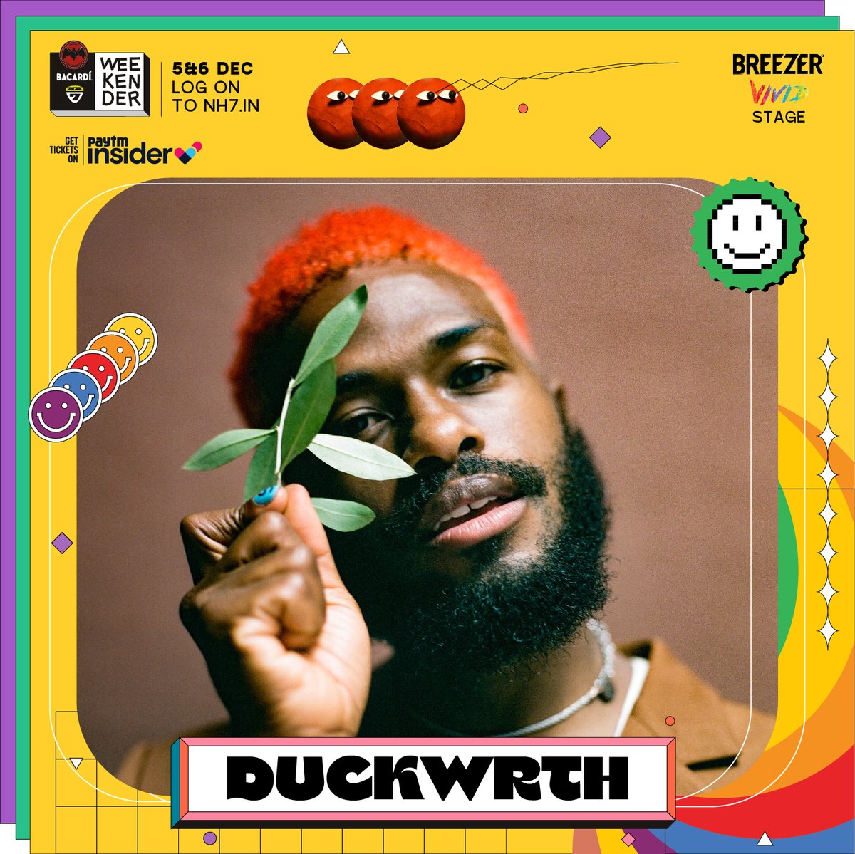 NH7's tweet photo. Let’s go all out and #LiveLifeInColour at the
@bvshuffle stage! #Lineup2020 shows us how ;)
Get tickets now on @paytminsider - https://t.co/EDqpOyCxTA
@ODDISEE @GoodCompnyBand @DUCKWRTH @TheRajaKumari
#BacardiNH7 #happiestmusicfestival #DoWhatMovesYou #HappyAtHome https://t.co/SaXrNnj8ba