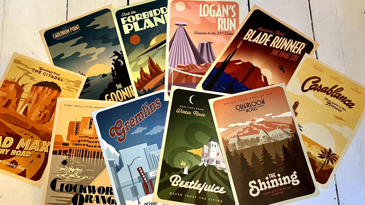 SciFiNow's tweet photo. This weekend, we were trapped inside SciFiTowers unable to get away...
BUT, inspired by @WarnerBrosUK's new lineup of #posters we decided to take a little #WBFilmcation instead.
https://t.co/sISyqBog2B https://t.co/TAuEAAOzGN
