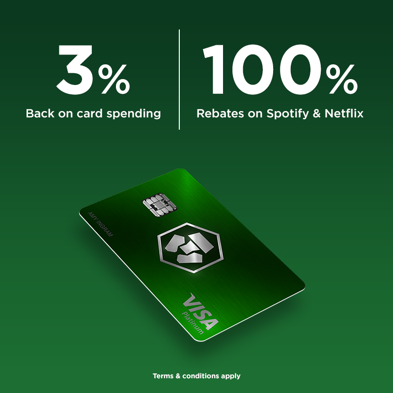 cryptocom's tweet photo. Love % Back? We do too. Metal https://t.co/vCNztABJoG  Card. Loaded with perks. 100% rebate on Netflix, Spotify &amp; Amazon Prime. Download app now - Reserve your metal card!