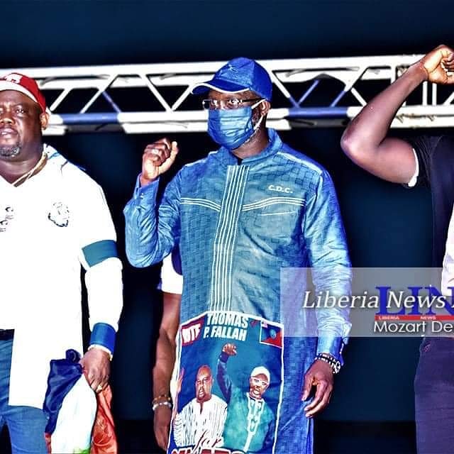 MayorKoijee's tweet photo. OUR #leader says go forth and make history! Vote Thomas Fallah and Saah Foko #Senator Montserrado and #Representative Dist #9 to continue to foster the #CDC agenda at the #Legislature! Keep sharing this message till it reaches the last person! #TheMandate #Muyan https://t.co/1jj6WC0SY2