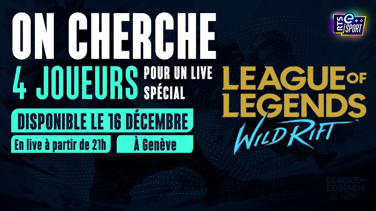 T0yBoy_'s tweet image. L'annonce est tombée ! @wildrift bêta Europe le 10 décembre ! 

Certainement Le nouveau jeu eSport mobile 2021 🔥

T'es accro de LoL et t'es un tantinet habille de tes doigts ?Viens découvrir ça sur le plateau de @RtsEsport pour le dernier #SwipeIt de l'année !

✏️ Inscription DM