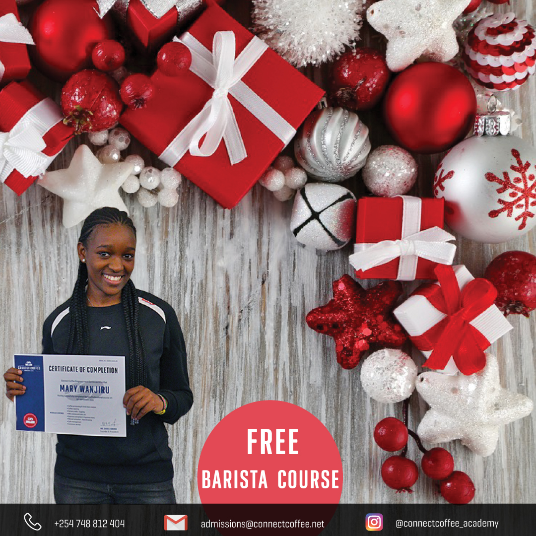 ConnectCoffeeEd's tweet photo. @ConnectCoffeeEd is gifting 5 FREE slots to coffee lovers to pursue a one-month professional Barista course and venture into the coffee industry.
Tag a friend or a loved one using #learnwithconnect to nominate them to enroll in this amazing early X-mass made special offer. https://t.co/jGClAiGumw