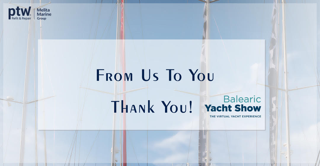 That was such a wonderful #Yacht Show!
Thank you everyone for showing up and making the event even more fruitful

<a href="/BalearicShow/">BYS by Balearic Marine</a> <a href="/SuperYachtRadio/">@SuperYachtRadio</a>
#balearicyachtshow #boatshow #yachtworld #yachting #superyacht #thankyou #event #virtualevent #Online #ships #thankful #MondayMotivaton