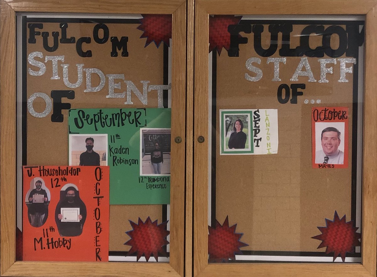 FulComMagnet's tweet photo. Better late than never... we are so proud of our Falcons! #FulCom https://t.co/BdvSL2aPPp