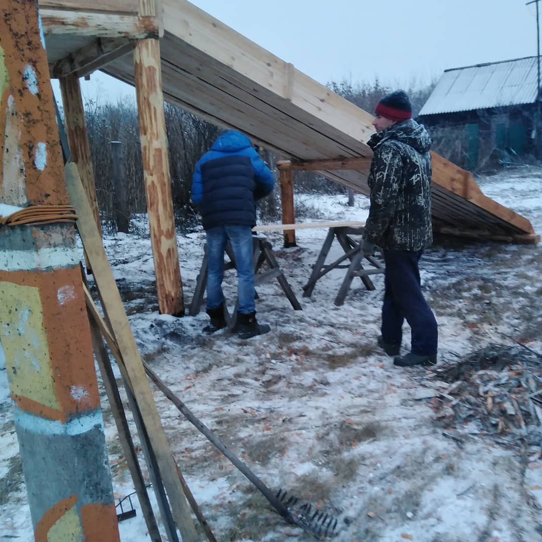 #Ульяновскаяобласть #старомайнскийрайон #матвеевскоесельскоепоселение село Шмелевка улица Культурная горка готова . Ждет детвору.