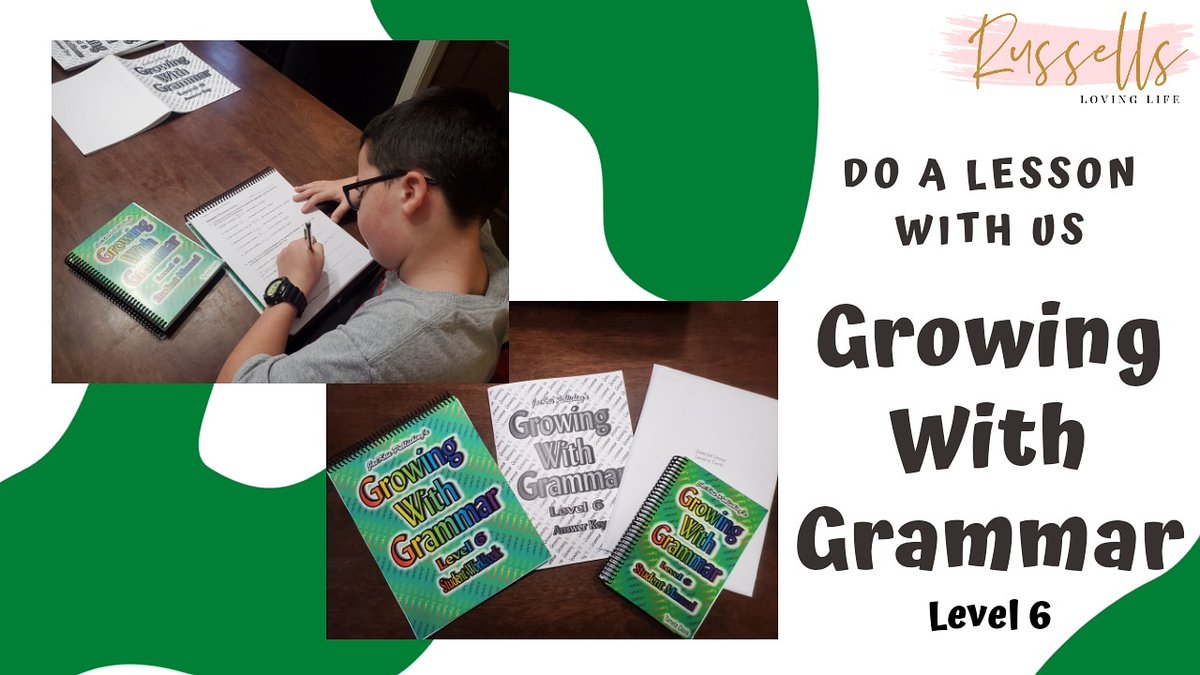 📚 New Homeschool Curriculum Video 🎬

In this homeschool video, you will do a Growing with Grammar Level 6 Lesson with us.

youtu.be/uCrdWIdWuEk

#growingwithgrammar #grammarcurriculum #homeschoolmom #6thgradegrammar #homeschool #homeschooling #homeschoolcurriculum