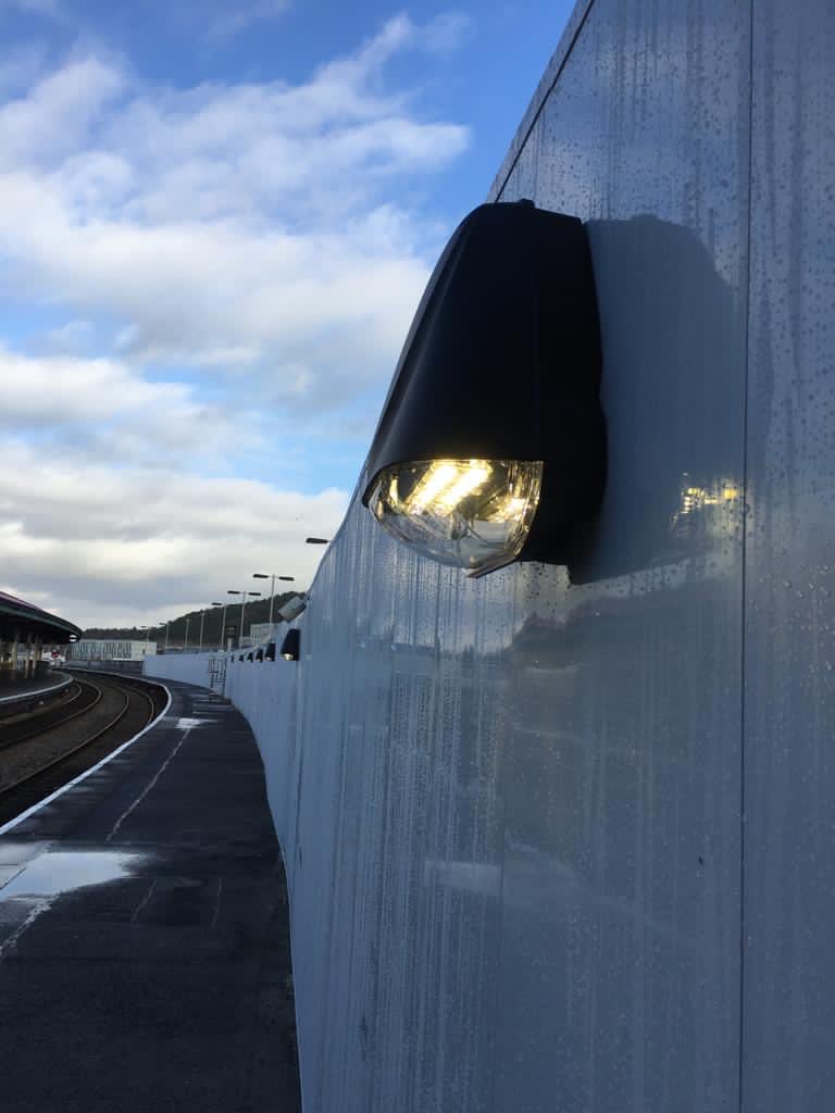Well done to the team over the weekend installing temporary lighting and PA system at Swansea rail way station to keep the platform operating as normal as construction works are underway.
