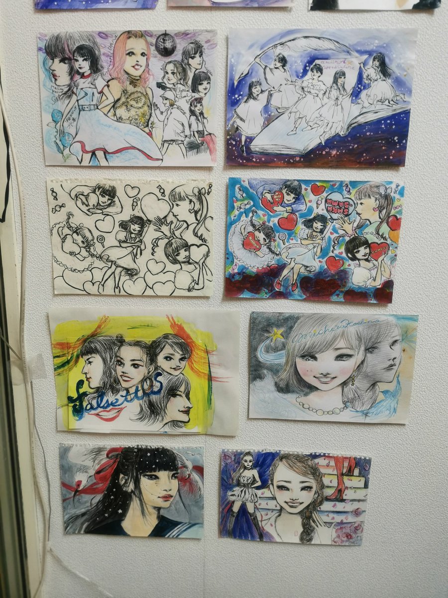 松村早希子さん <a href="/sakiko427/">松村早希子</a> の個展「私の緊急事態」に行ってきました！FALSETTOSを描いてくださった原画も見れて感動〜😭✨明日11/24(火)まで高円寺ストロベリースーパーソニック<a href="/strawberry549/">ストロベリー・スーパーソニック</a>
 にて14時〜20時まで！もう明日しかないですが、お近くにいらっしゃる方は是非〜！