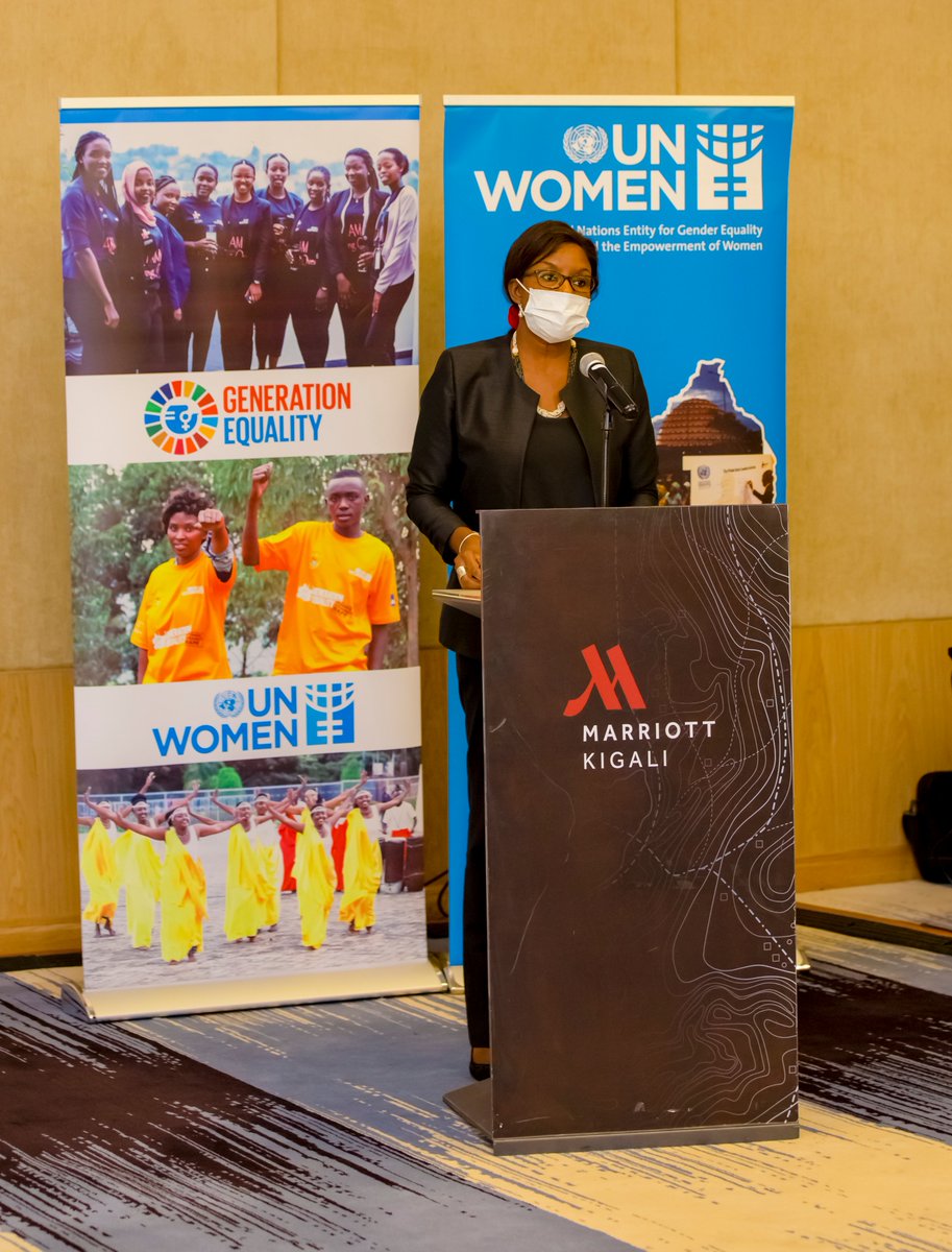 unwomenrwanda's tweet photo. ''We are impatient for progress and desperate for real change. We have waited long enough. #GenderEquality must become a lived reality for all'' ~ @fatoulo11 

#GenerationEquality
#GenderCafe https://t.co/20QQBCXRIK