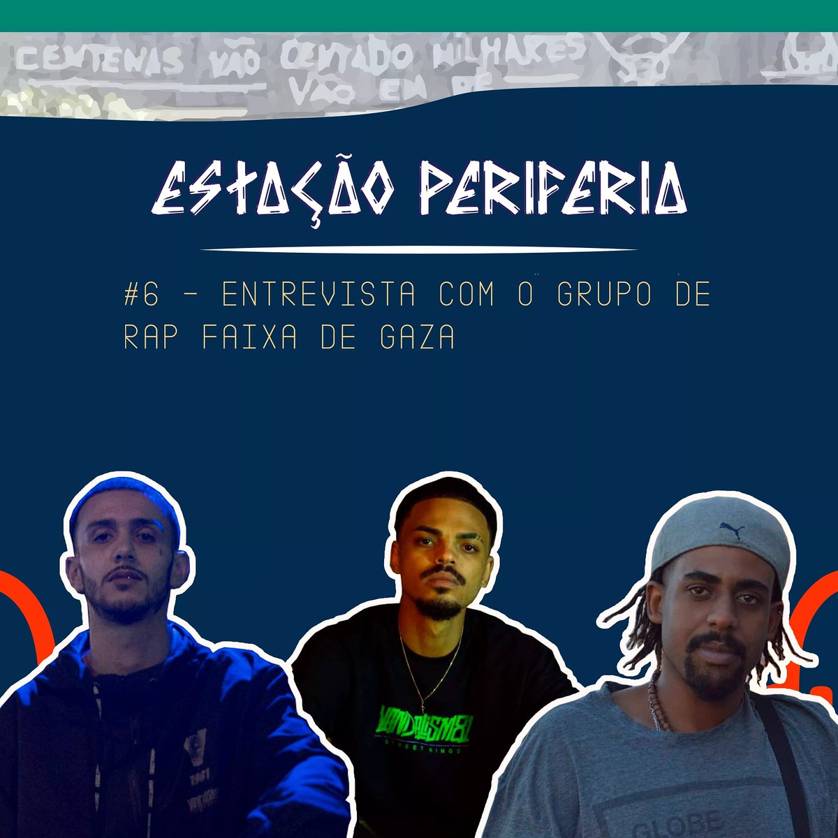 Estacaoperifa's tweet image. #6 - Entrevista com o grupo de Rap Faixa de Gaza

Neste episódio do Estação Periferia, seu podcast para a hora do rush, tivemos o prazer de entrevistar o grupo de rap @faixadegazaprod sobre música, mercado e periferia.