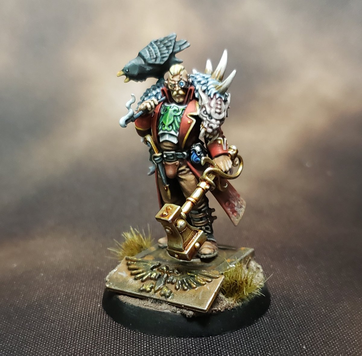 CV_Consigliere's tweet photo. My #painthammer achievement for 2020 will be painting my first 40k army in five years. Daemonhunters, a classic theme expressed through newer models. #paintingwarhammer #warhammercommunity #new40k @WarComTeam https://t.co/TtFLAln9y6