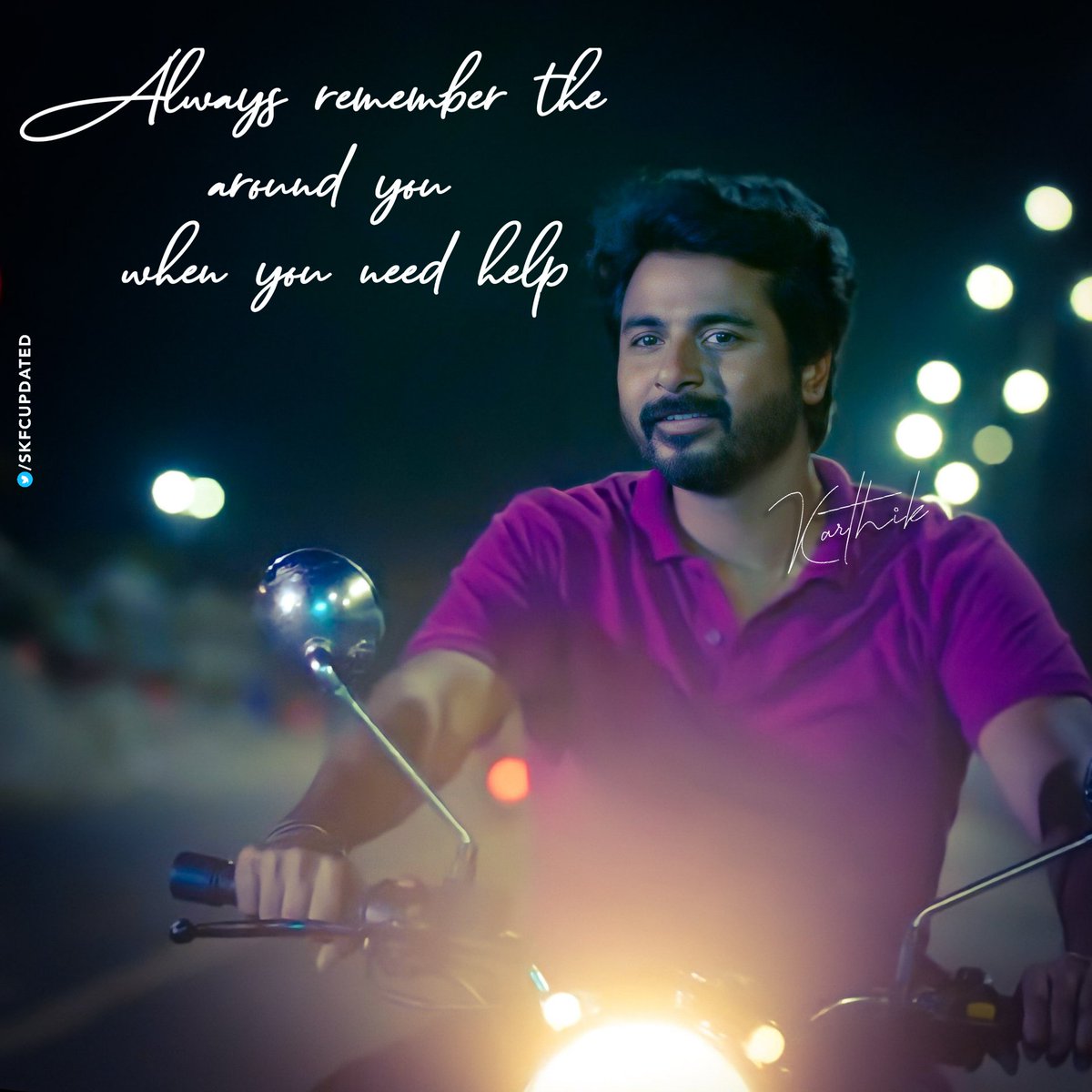 karthikkfbc's tweet image. Favorite Quote💫🌸

#Mrlocal || #PrinceSK || #Doctor

@Siva_Kartikeyan 💜