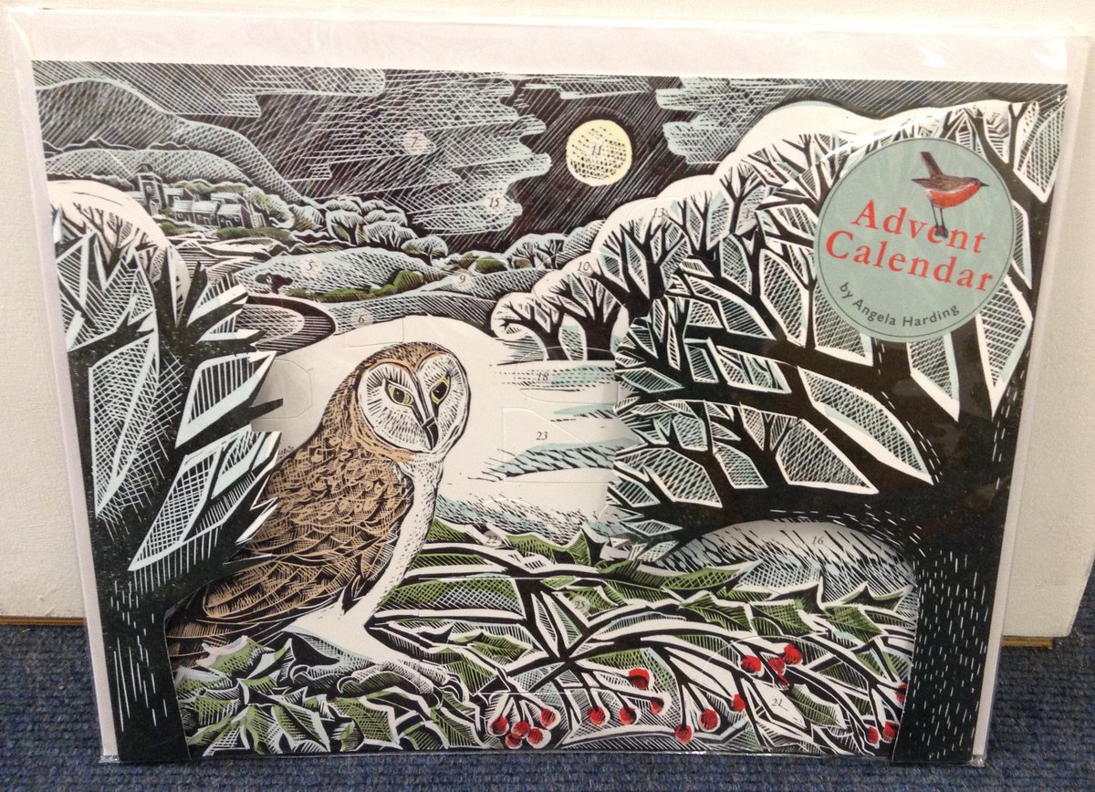 we still have a few beautiful @ANGELACHARDING #adventcalendars left at the Lion Gallery Leominster #herefordhour  , three glorious designs to choose from.#enjoylocal #christmasgifts