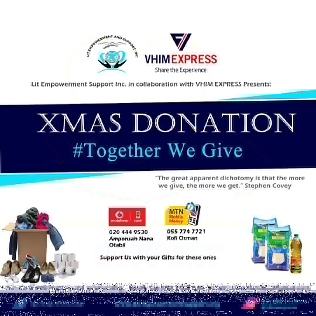litempowerspt's tweet photo. Giving is not just about making a donation. It is about making a difference.” Kathy Calvin.
Help us give back to the society this x'mas in a pandemic season. You can help us in any form.(Cash, groceries, shoes etc..) let's make a difference together 😊
Target: Gh¢20,000🙏 https://t.co/xXRZI7sfIe