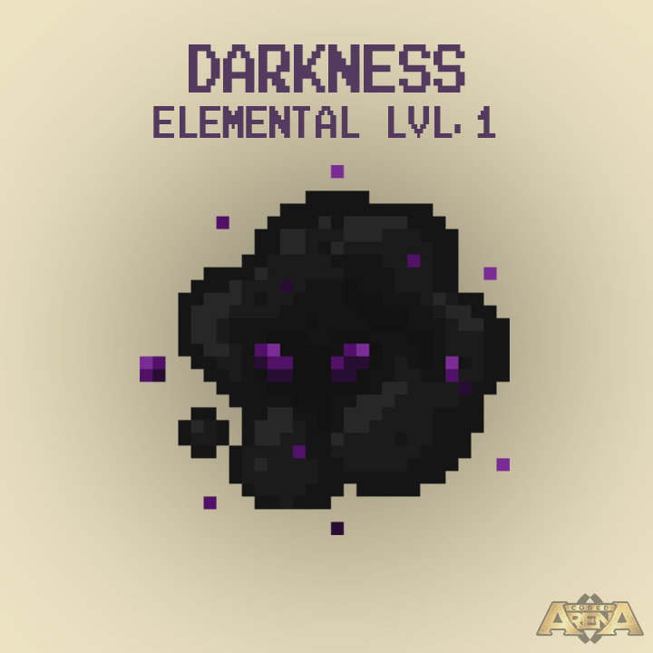 codedarena's tweet image. El elemental de oscuridad son los más escasos dentro del continente 🔮
Son solitarios, agresivos y parecen estar formados por sombras arremolinadas entre sí. Es de los elementales más grandes que habitan en el Erial, siendo temido por todos sus habitantes. 
#pixelart #indiedev