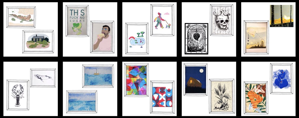 It’s time to start announcing the line up for our upcoming ILLUSTRATION + PRINT OPEN 2020! This (real!) exhibition will be showcasing the works of over 30 artists - each will have a selection of prints for sale at affordable prices! See line up appearing on our website &amp; IG!