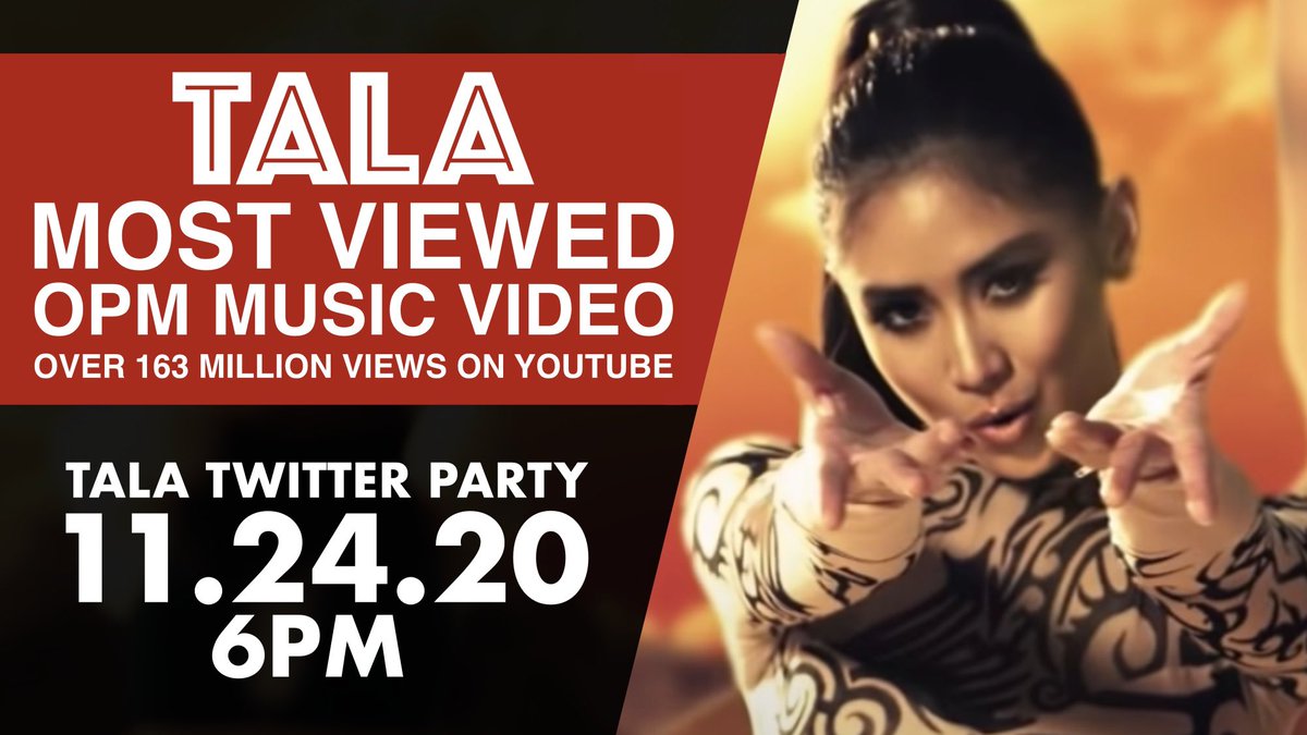 Guess what?

There's going to be a party tomorrow at 6PM and the whole Tala Nation is invited.

Are you coming?

<a href="/JustSarahG/">Sarah Geronimo</a> #163MillionViewsBitcheeeees